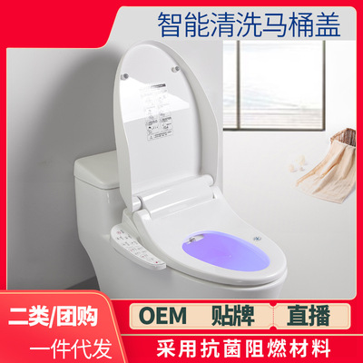 现货直播批发代发智能马桶盖板即热式坐便器冲洗器带暖风烘OEM|ms