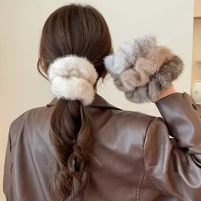 Large Intestine Hair Band Retro – Saç üçün rezinlər