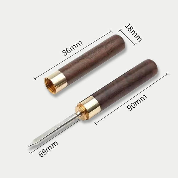 Medium flat head ebony