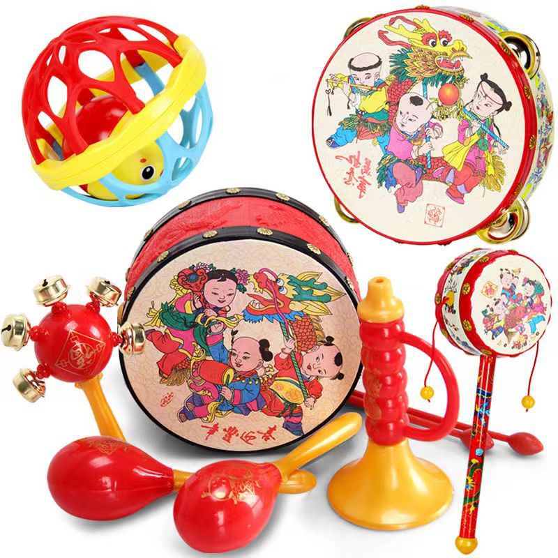 吉祥7+叮当球+拨浪鼓+手拍鼓