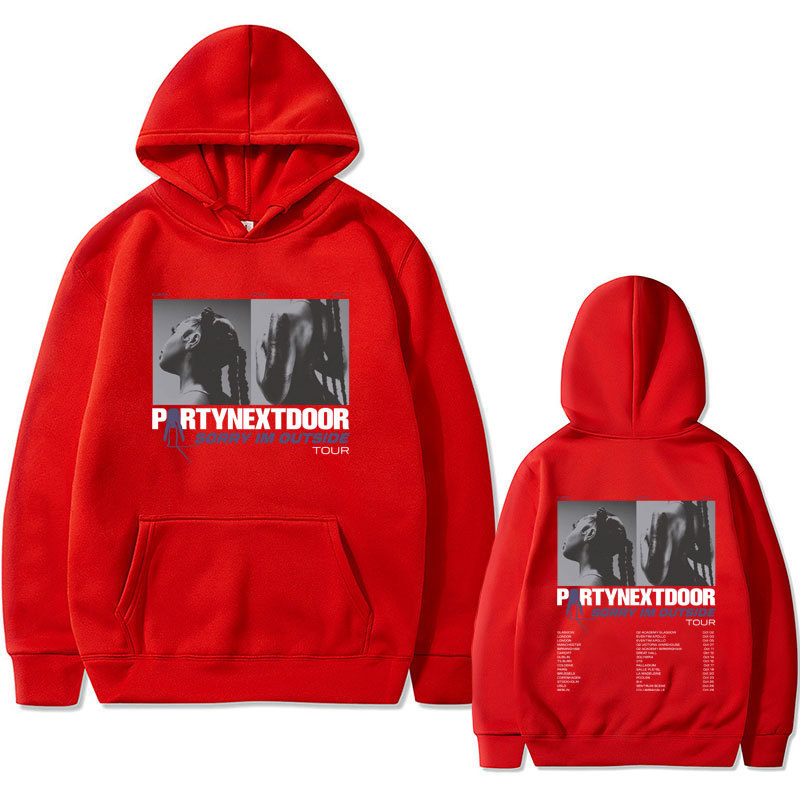 Rapper Partynextdoor Double Sided Print Hoodie Male Vintage