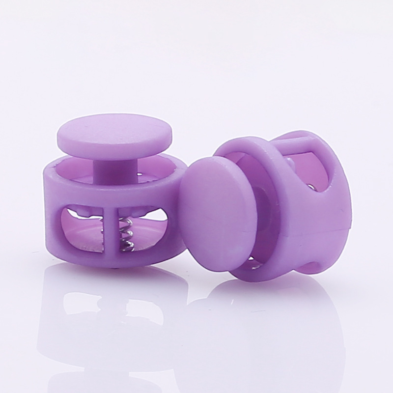 Soporte para hebillas de resorte de plástico teñidas a medida, mochilas, mochilas, zapatos antideslizantes, cintura de pantalón, hebillas de ajuste de cuerda