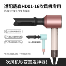 适用于戴森Dyson徕芬吹风机卷发棒磁吸直发顺发造型自动开合风嘴