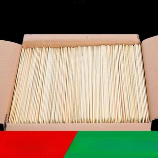 Whole Box of Bamboo Skewers Wholesale Disposable Barbecue Skewers Fried Skewers Mutton Skewers Grilled Sausage Bowl Chicken Fried Skewers