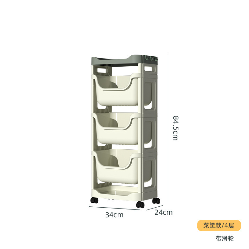 수납 프레임(4단) 화이트