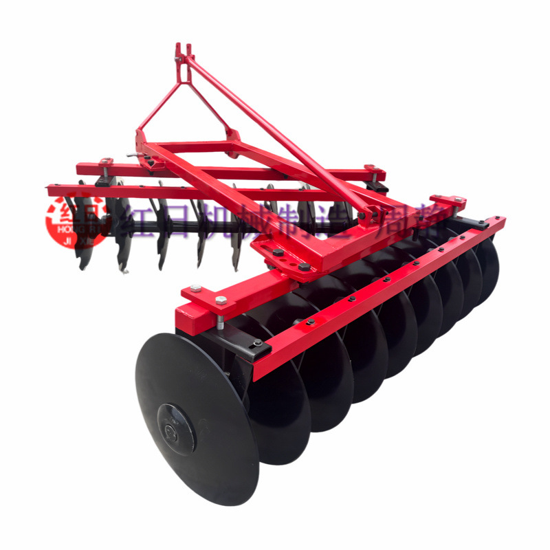 圆盘耙工作视频   中型圆盘耙   红日圆盘重耙   出口圆盘耙