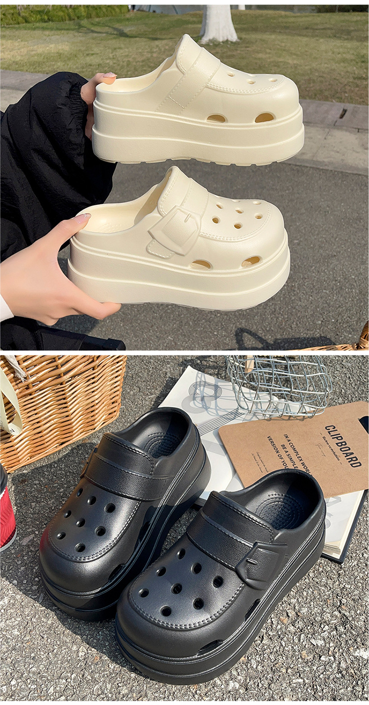 Women's Thick Sole Height Increasing Summer Beach Slippers_voghion.com