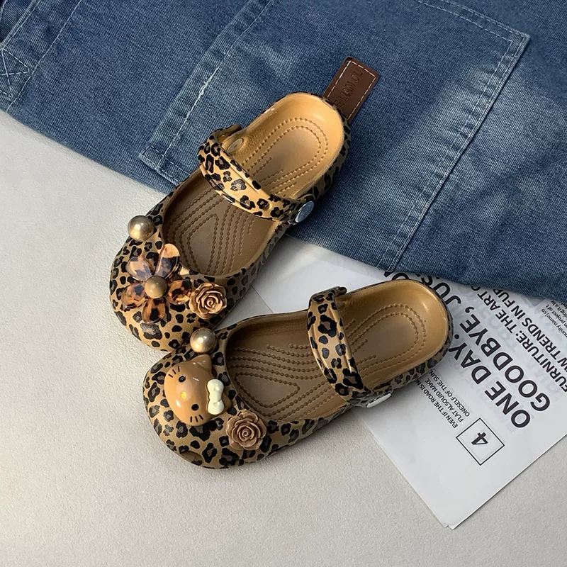 Children's Crocs 2026 Summer Slippers Girls' Sandals Baotou Outerwear Sandals Anti-Slip Baby Shoes Princess Shoes