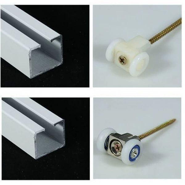 Edge-sealed aluminum alloy track