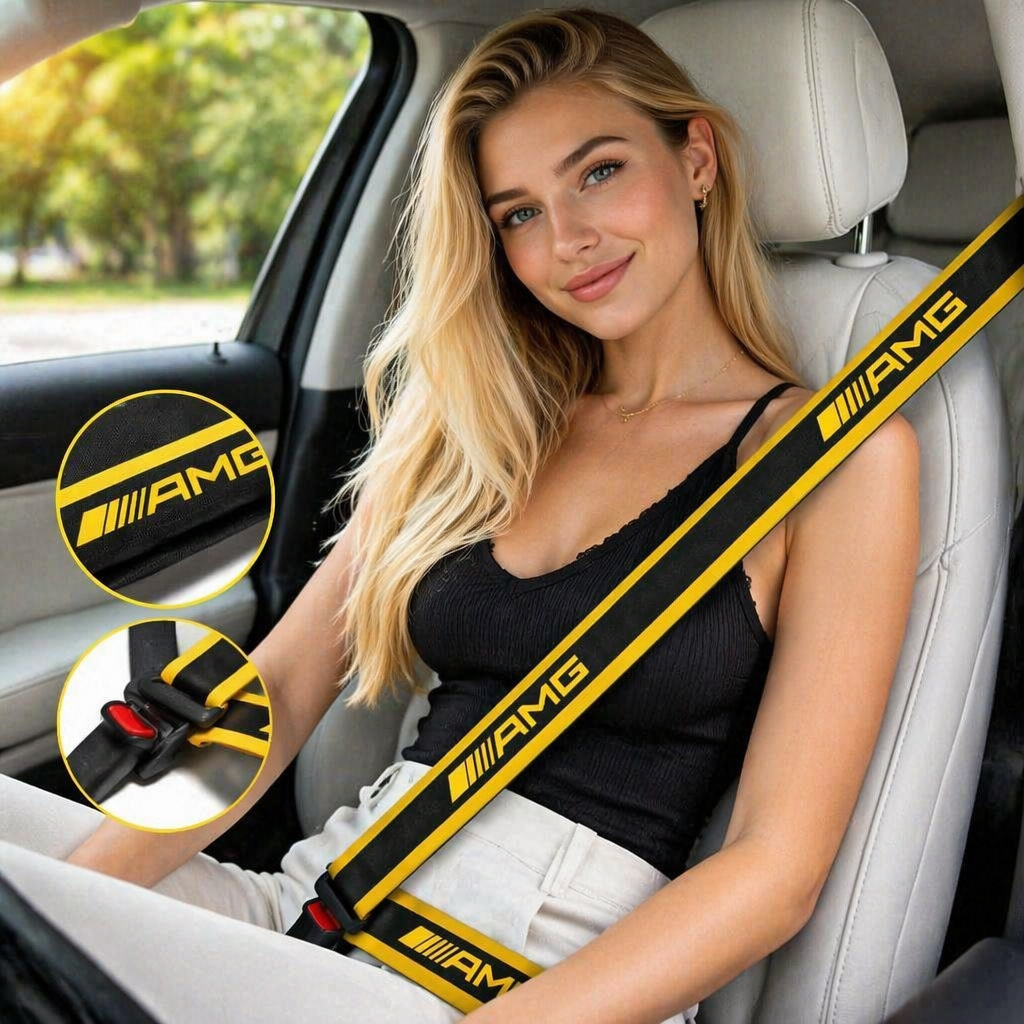 JDM universal nylon seatbelts for cars support cross-border dropshipping and are hot-selling branded universal car seatbelts