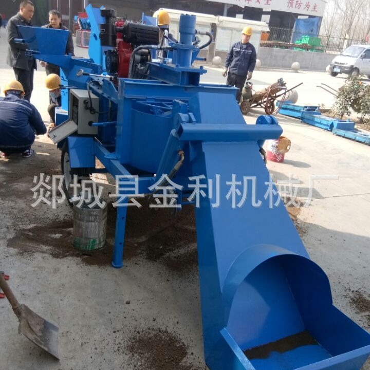 工厂供应M7M2移动粘土 连锁砖机 移动连锁砖机 乐高砖 移动黏土砖