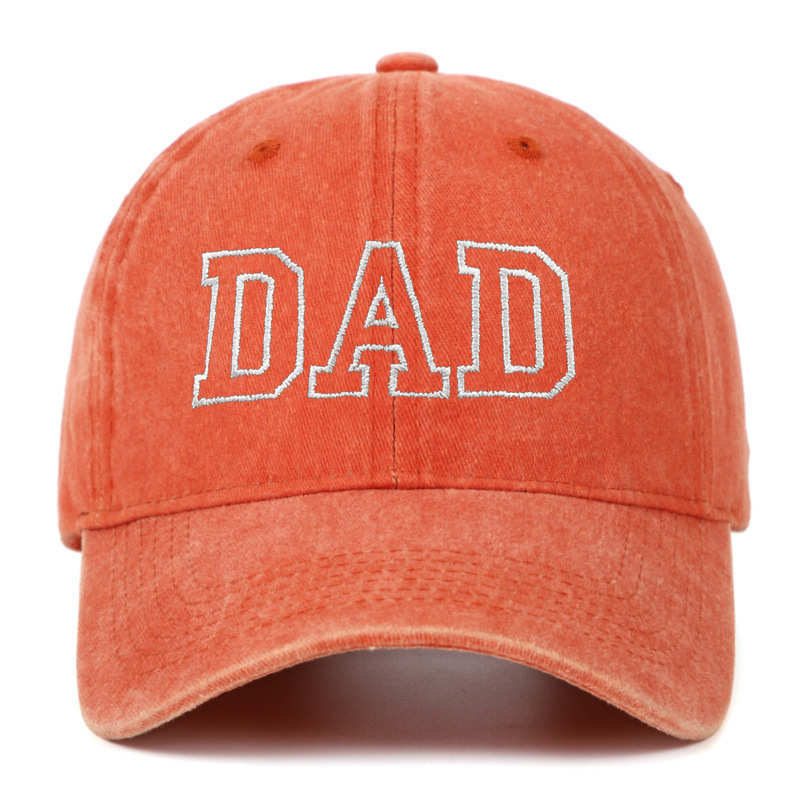 Amazon ベストセラー ウォッシュドコットン DAD MOM 刺繍ベースボールキャップ レトロ スポーツ レジャー ピークキャップ トレンディなサンハット|undefined