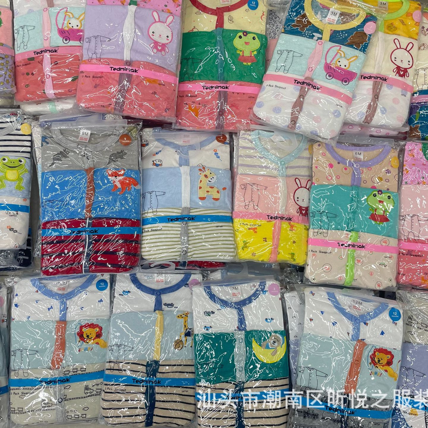 Mameluco con Pie para Bebé 3 Piezas de Algodón Manga Larga Sin Capucha para Bebés