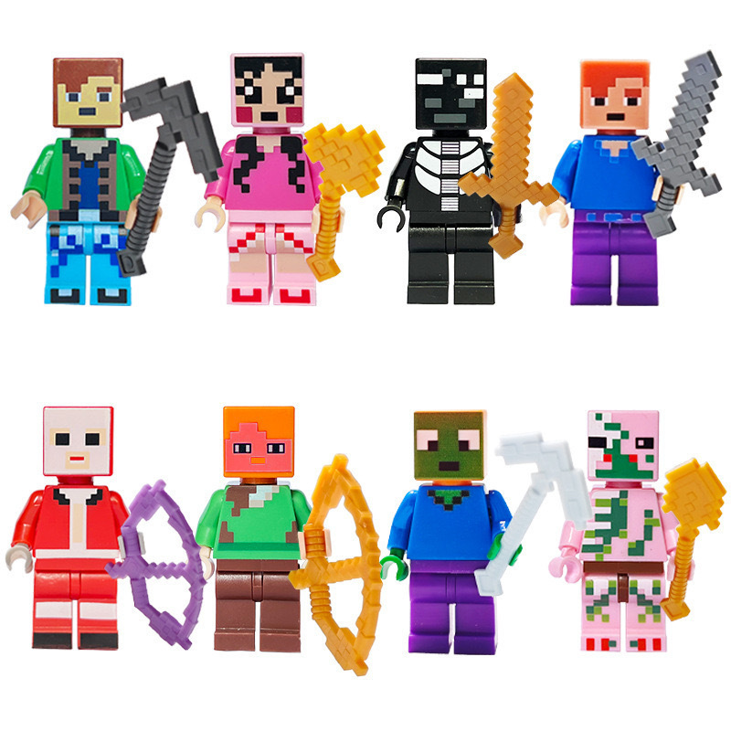 New Model Compatible with World Building Block Minifigure Toys New Model Compatible with World Building Block Minifigure Toys