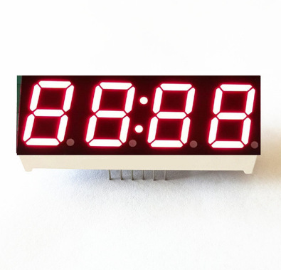 0.56英寸4位时钟红光12脚数码管5462AS/5462BS时钟数码管红色