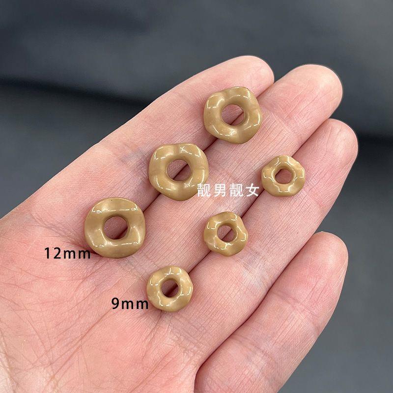 Ondas de laple falda anillo acrílico diy pulsera de cuentas hecha a mano cadena de accesorios accesorios