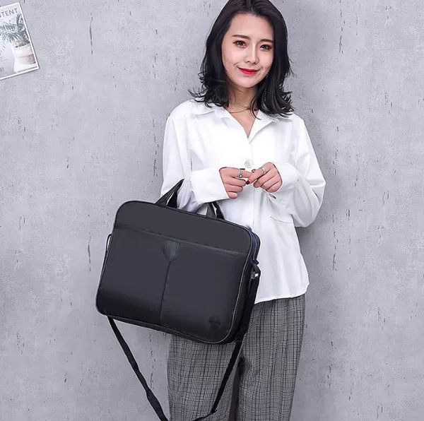 New Laptop Bag Fashion Handbag Apple 15.6inch Business Office Briefcase for Men and Women with Logo