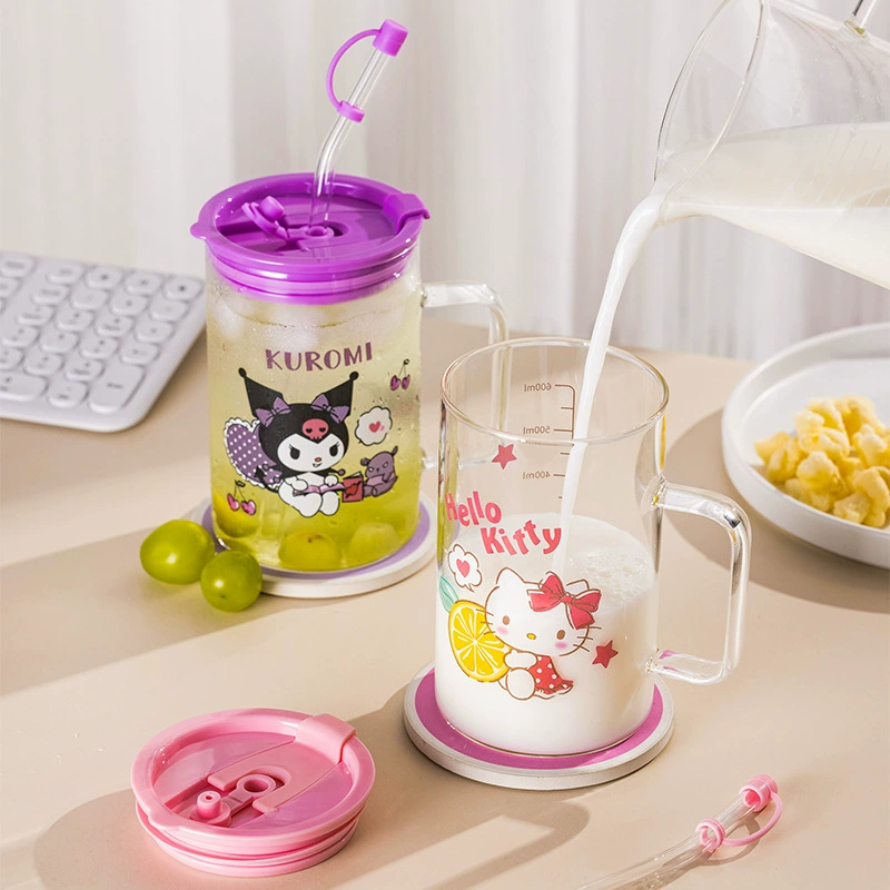 Sanrio, cartoon glass
