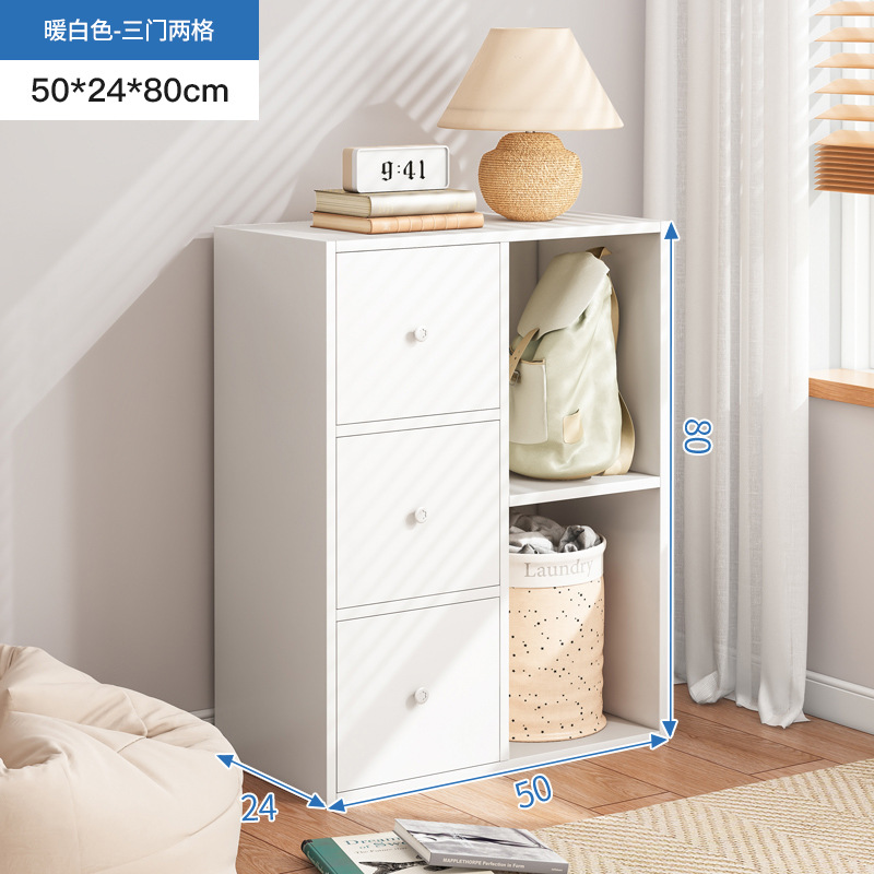 Pecho de cajones armario de almacenamiento de dormitorio armario de pared Luz de madera de lujo simple moderno dormitorio principal mesita de noche cajón gabinete