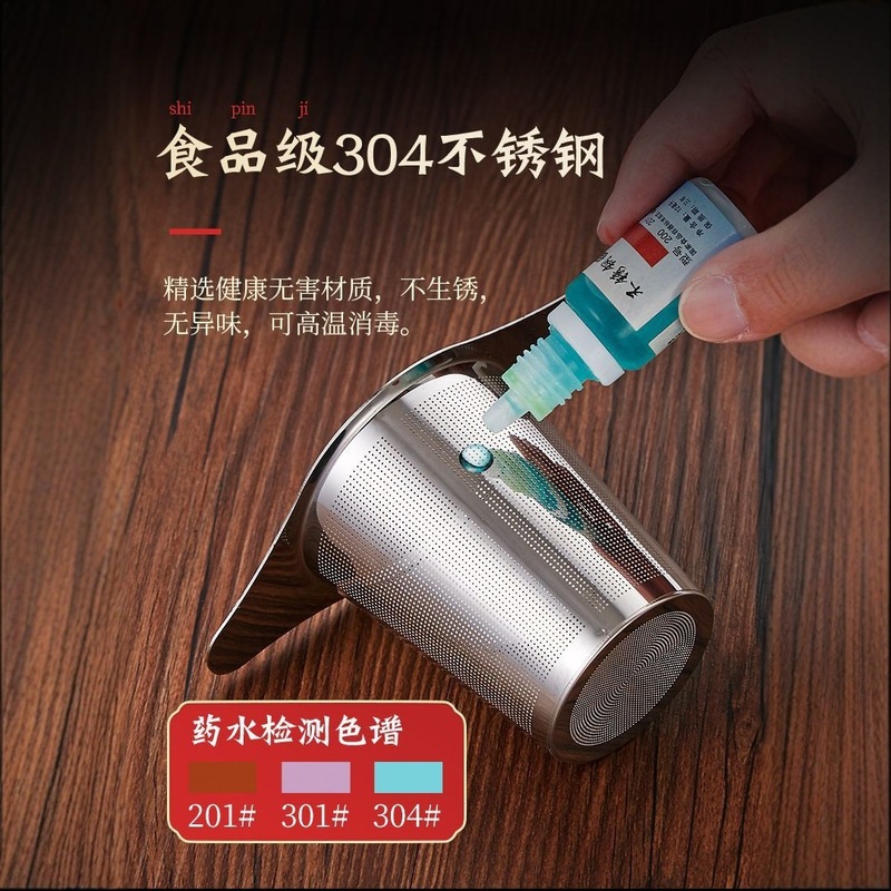 不锈钢茶漏茶滤家用创意双耳滤茶泡茶过滤器易清洗锥形茶叶分离器|undefined