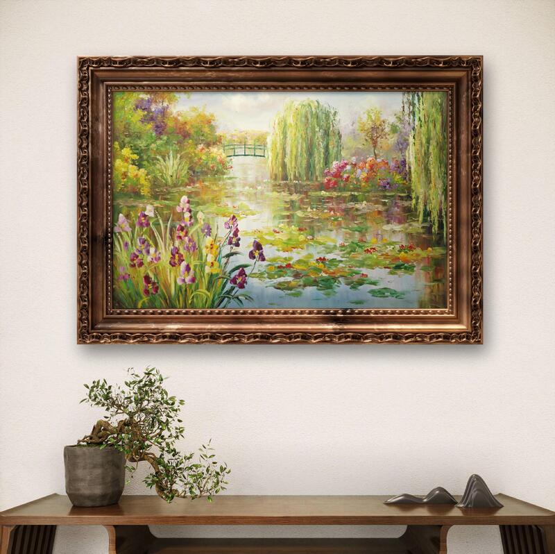 French Pure Hand-Painted Oil Painting Bedroom Restaurant Tea Room Office Entrance Painting High-End Hanging Painting Landscape Decorative Oil Painting French Pure Hand-Painted Oil Painting Bedroom Restaurant Tea Room Office Entrance Painting High-End Hanging Painting Landscape Decorative Oil Painting