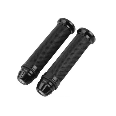 Directly from the Manufacturer, Universal Motorcycle Handlebar Grips, High-Quality Aluminum Alloy Handlebar Grips, Cross-Border Best-Selling Model (Motorcycle Handle Cover) - black