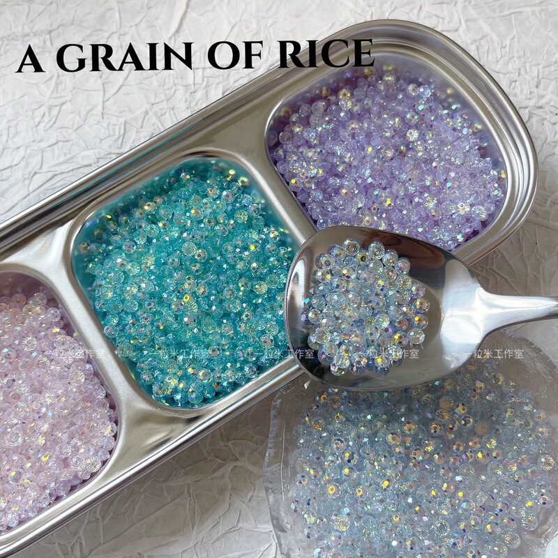 [Flash Star River] 3mm Swarovski crystal beads diy handmade accessories loose beads mobile phone chain bracelet beaded material