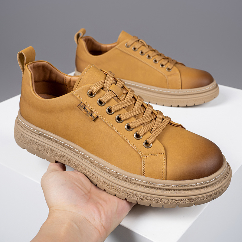 Lion Eagle Dell plus size Men's Shoes 45 Thick-soled Increased Casual Leather Shoes 46 British Retro Color-polished Tooling Shoes 47 Extending Size Lion Eagle Dell plus size Men's Shoes 45 Thick-soled Increased Casual Leather Shoes 46 British Retro Color-polished Tooling Shoes 47 Extending Size