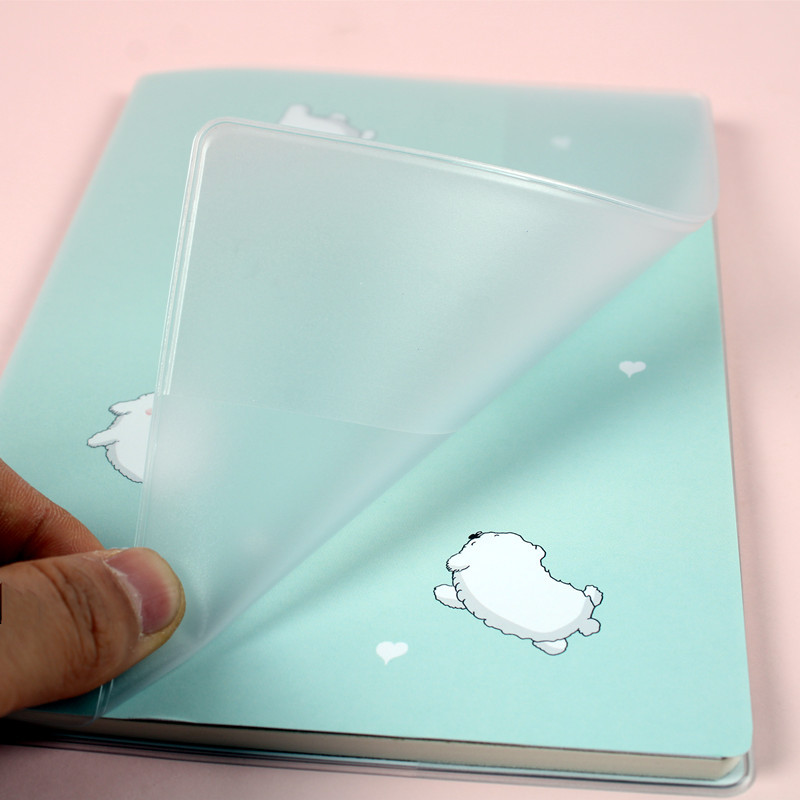 Caja de plástico de dibujos animados 32k para estudiantes de primaria y secundaria libro de ejercicio libro de escritura Oficina Creativa engrosada cuaderno vacaciones premio