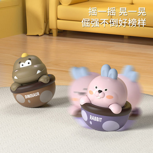 Infant Rattle Toy, Baby Teething Ring, Cognitive Development Baby Toy, Early Education Toy for 0-6 Months, Squeeze and Focus Training