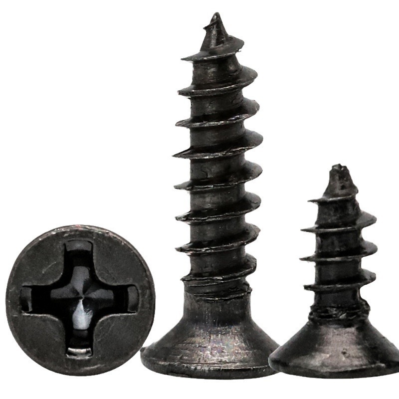 KA 炭素鋼黒十字穴付き皿セルフタッピングネジ皿ネジセルフタッピングネジ卸売 M3/M4/M6|undefined