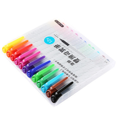 台灣雄獅 12色彩色雙頭油性奇異筆 小雙頭記號筆 685 勾線筆套裝