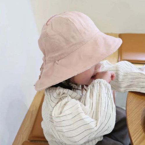 2024 Summer New Ins Children's Sun Hat with Printing UV Protection Baby Sun Hat for Kids Sunshade Hat