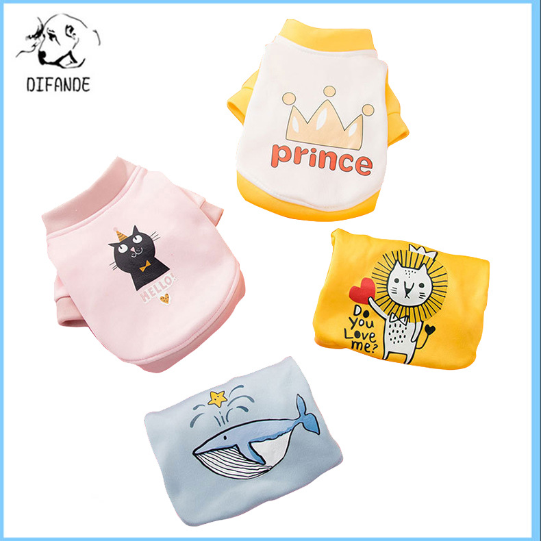 Spring and summer dog sweater thinly breathable cats two jackets T…
