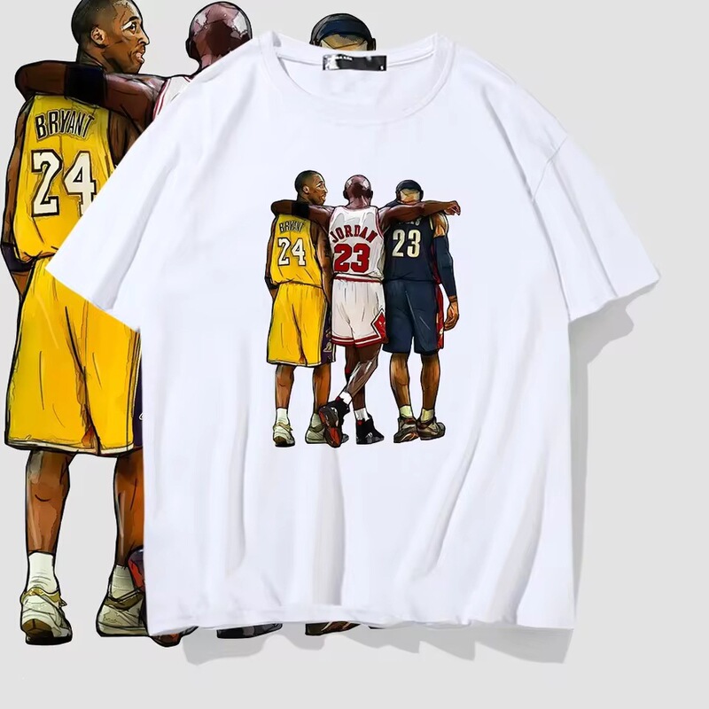 【Cross-Border European Size】Kobe Bryant Summer Short-Sleeve Children's T-Shirt with LeBron James Design 【Cross-Border European Size】Kobe Bryant Summer Short-Sleeve Children's T-Shirt with LeBron James Design