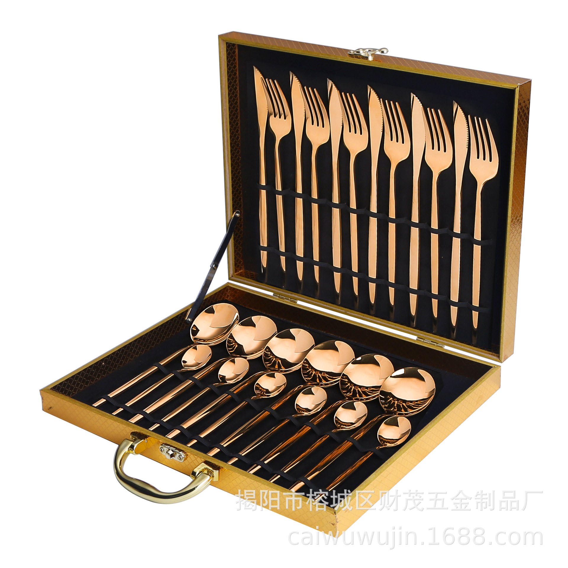 로즈 골드 24개 세트/골드 선물 상자