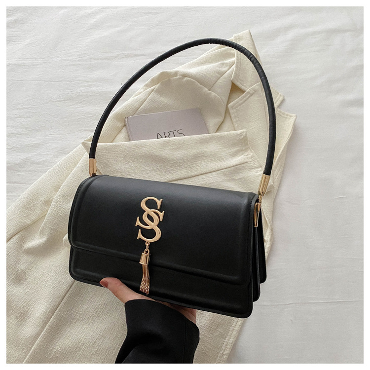Personalized and Minimalist High-quality and Versatile Korean Version Bag for Women's Bag 2024 Spring New Car Sewn Single Shoulder Underarm Handbag_voghion.com