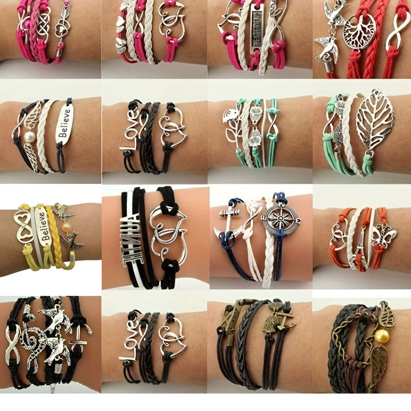 Вязаный ретро браслет для любимого, Aliexpress, (Cross-border trading), европейский стиль