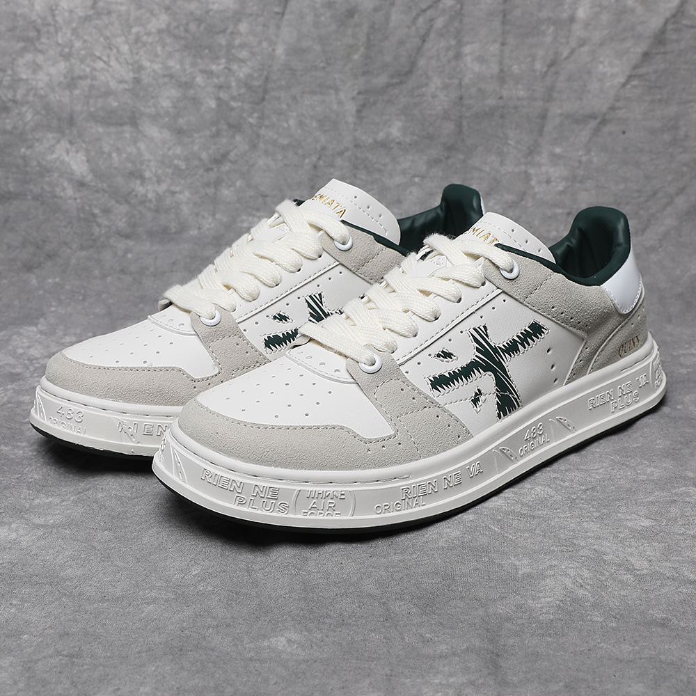 Comercio exterior transfronterizo nuevos zapatos masculinos premium, suela gruesa transpirable, zapatos deportivos casuales de cuero anti-pelú.