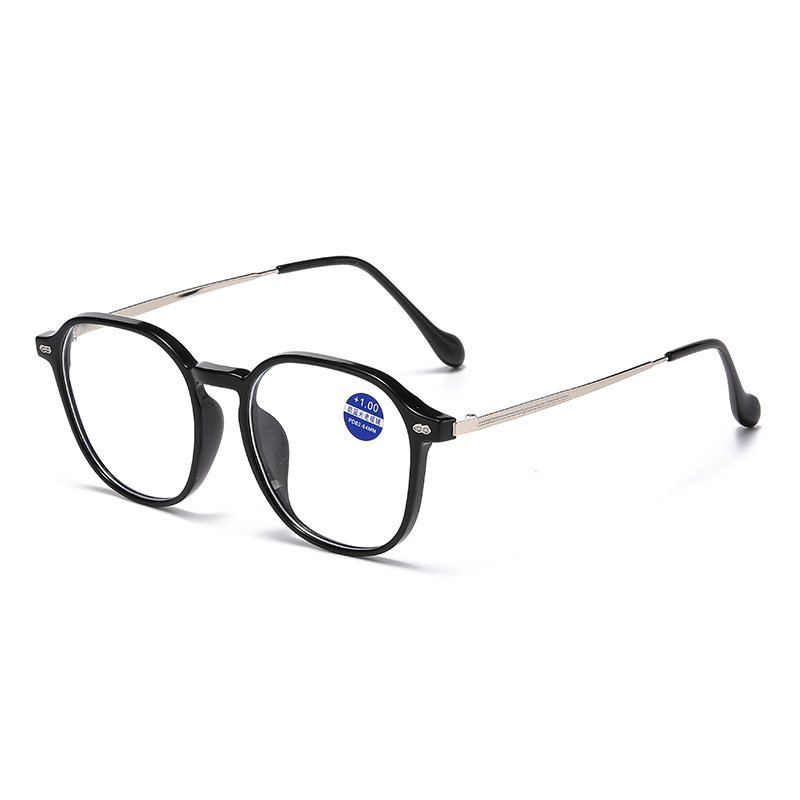 Nuevo ultra ligero temperamento joven anti-luz azul gafas de edad vieja mujer HD gafas de edad vieja 2025