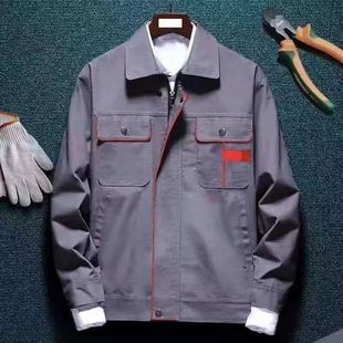 Working clothing men \ print \ labor insurance service \ new model \ training service machine \ dirt -resistant \ wear -resistant electrician spring and autumn