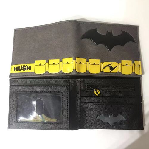 Superhero Wallet Short Wallet Wallet for Students Men and Women Comic Superhero Comic Peripheral Wallet