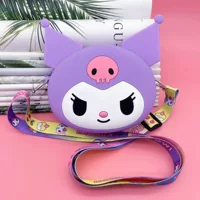Сумка Coulmi для девочек диагональная сумка на плечо сумка для кошелька творческая детская силиконовая сумка для девочек мультфильм Принцесса сумка сумка