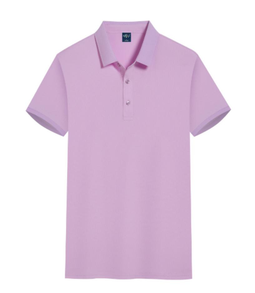 Camiseta de manga corta verano nuevo estilo elástico transpirable y agradable para la piel hombres negocios camisa POLO de manga corta estilo caliente de comercio exterior