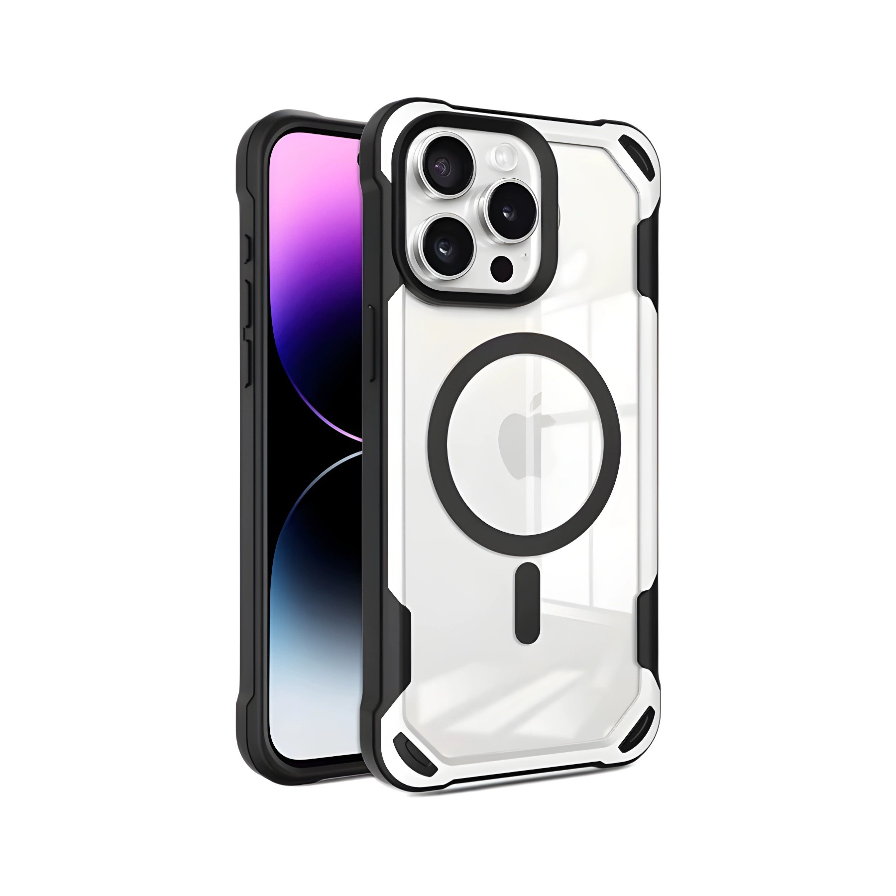 Кожаный чехол для телефона двухцветный совместимый с Apple, iPhone 14, iphone, 16promax, падение защиты