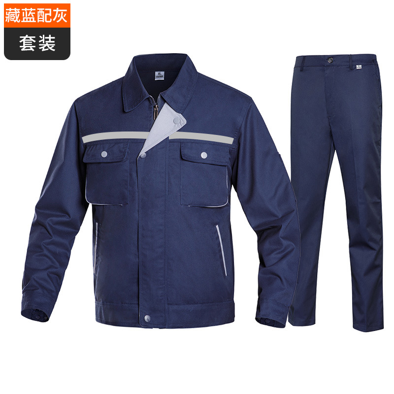 Trajes de trabajo de manga larga trajes de trabajo para hombres trajes de trabajo de primavera y otoño reflectores de trajes de trabajo de soldadura personalizados