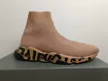 Painted Sock Shoes in Coffee