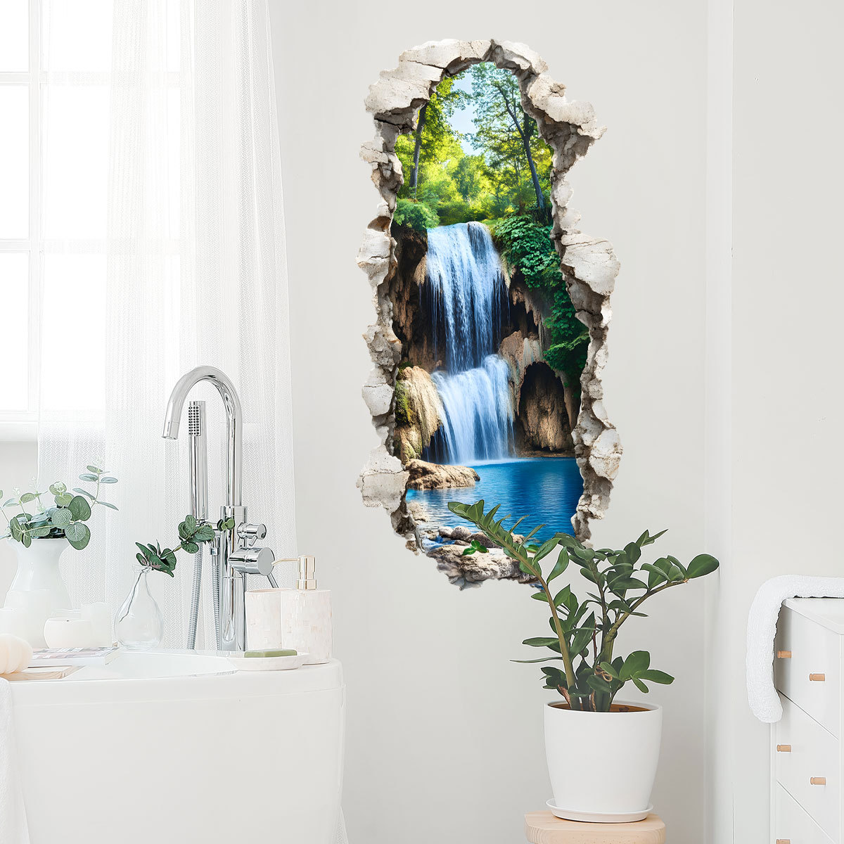 3d landskap väggdekal för vardagsrum och sovrum dekor_voghion.com