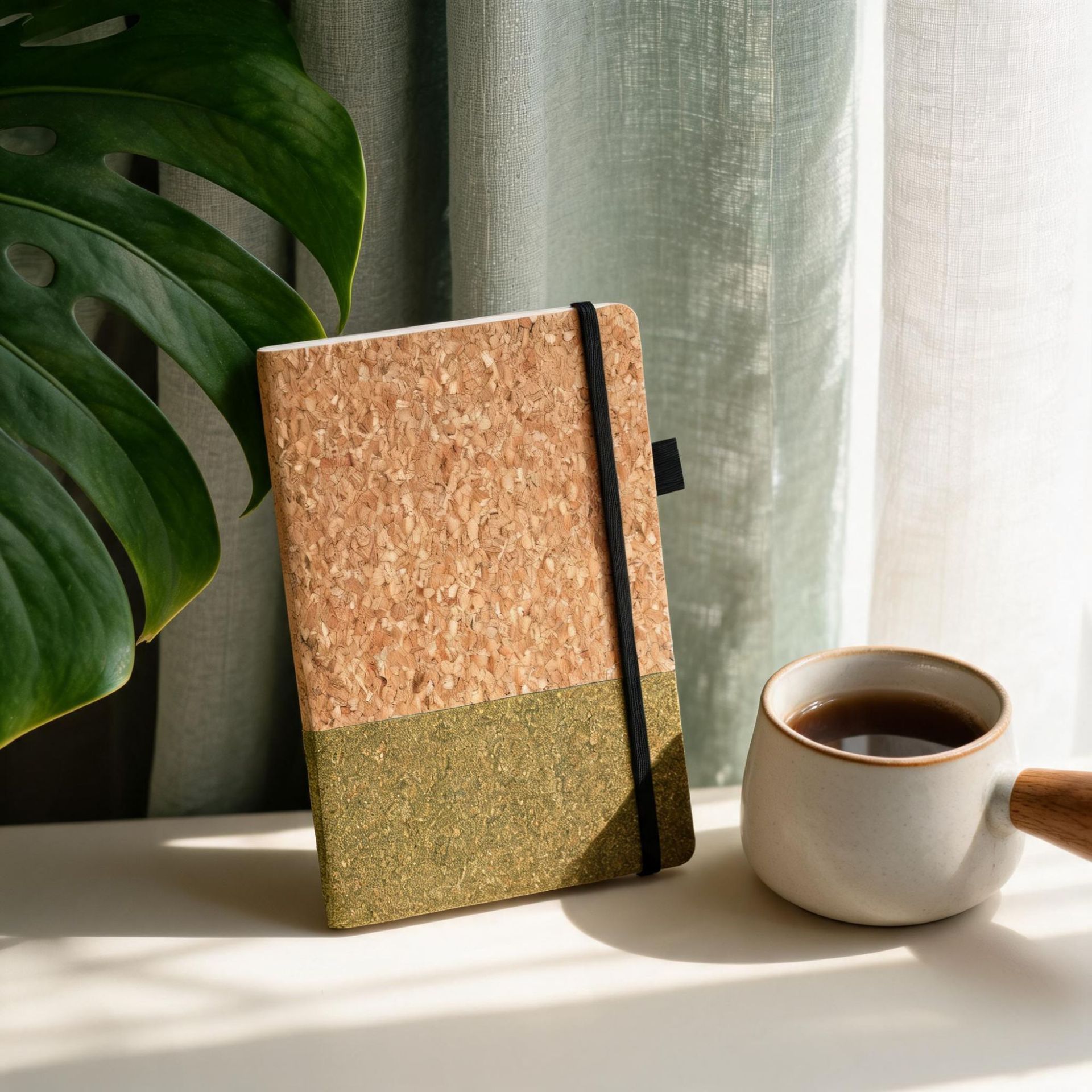 Transfronterizo A5 empalme cuaderno de corcho ecológico cuaderno de notas spot Amazon simple cuaderno de papel libre de ácido se puede personalizar