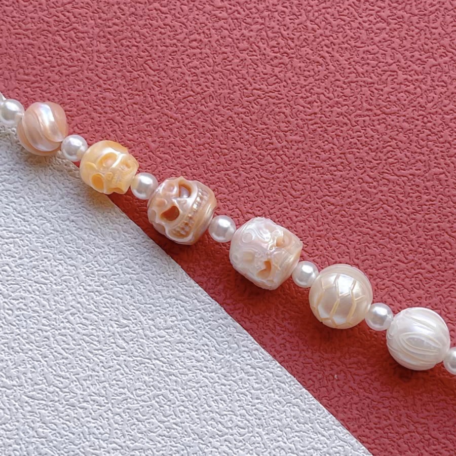 천연 담수 진주 조각 풍부한 갑옷 거북이 껍질 세계 구슬 DIY BUDDHA BEADS 핸드스트링 진주 액세서리 도매